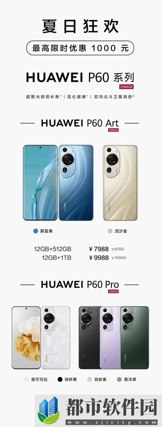 华为P60 Pro和Art版手机预计降价高达1000元人民币！